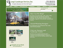 Tablet Screenshot of langslandscapeservice.com